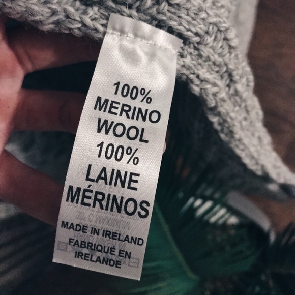 (SOLD) Aran cable knit coat. 100% Merino Wool - Picture 7 of 8